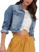 Women Washed Denim Jacket