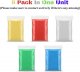5 Pack Rain Poncho Set Colorful Disposable Rain Poncho for Adults with Drawstring Hood and Sleeves